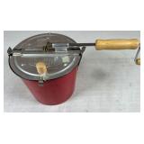 Stovetop Popcorn Popper with Wooden Handle