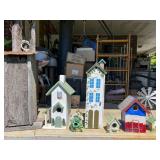 Birdhouses and Decorative Windmill