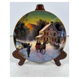 1988 'Home for the Holidays' Porcelain Plate
