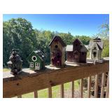 Five Decorative Birdhouses