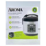 Aroma Rice and Grain Cooker, 8-Cup Capacity