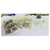 Collection of Glass Mason Jars With Lids