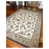 Rectangular Floral Patterned Area Rug