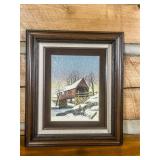 Framed Winter Landscape Print