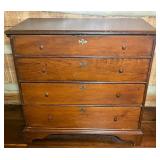 Wooden Chest of Drawers With Lift-Top Compartment