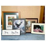 Framed Artworks with Various Themes