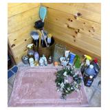Cleaning and Decorative Items Lot