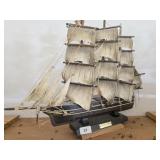 Wooden Model Ship 'Cutty Sark' with Stand
