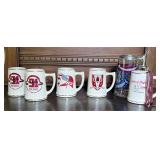 Ceramic Class Mugs and Glass Stein Collection