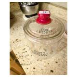 Glass Jar With Lid, 'Tom's Toasted Peanuts' Design