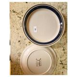 6 Chateau Hand-Painted Stoneware Plates