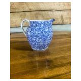 Blue and White Ceramic Pitcher by Crown Exclusives