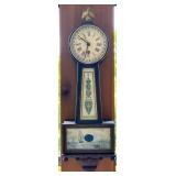 Banjo-Style Clock With Roman Numeral Dial
