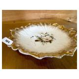 C.T. Germany Porcelain Bowl with Floral Design