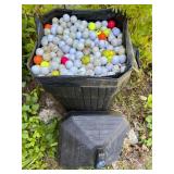 Large Bin of Assorted Golf Balls