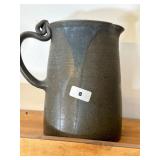 Handcrafted Stoneware Pottery Pitcher