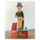 Uncle Sam Mechanical Bank by J. & E. Stevens Co.