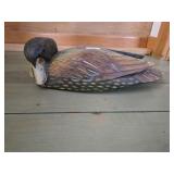 Hand-Carved and Painted Duck Decoy