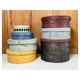 Painted Wooden Shaker-Style Boxes