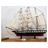 Wooden Model of Belem Three-Mast Ship