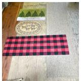 Three Decorative Floor Mats
