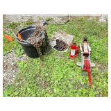 6-Ton Hydraulic Jack and Chains With Accessories