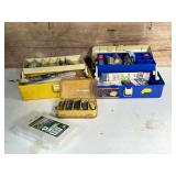 Fishing Tackle Boxes with Contents