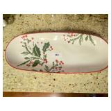 GVN Ceramic Holiday-Themed Serving Platter
