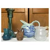 Decorative Pitchers and Vase