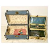 Two Decorative Trunks with Contents