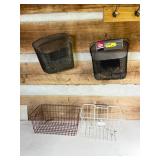 Four Metal Wire Baskets