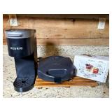 Keurig Coffee Maker, Waffle Maker, and Circleware