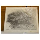 Jean Baumann Limited Edition Print of Cabin