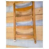 Wood Ladder Back Chair With Woven Seat