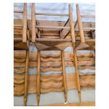 Ladder-Back Chairs with Rush Seats