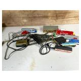 Model Train Set with Tracks and Accessories