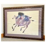 Framed Print of Equestrian Art by Carol Grigg