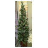 Artificial Pine Tree With Pinecones