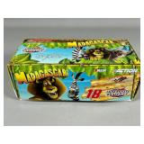 Madagascar Themed NASCAR Diecast Car and Box