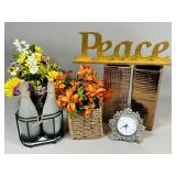 Decorative Lot with Floral Arrangements and Access