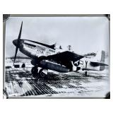 Photograph of a WWII P-51 Mustang Aircraft