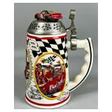 2002 Budweiser Commemorative Stein with Car Topper