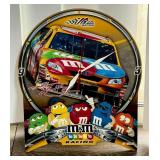 M&M's Racing Wall Clock with NASCAR Graphics