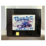 Framed Thunder Shifter Hot Rod Themed Print