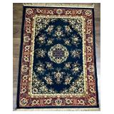Arak Wool Oriental Rug with Floral Motif