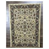 Charisma Sarouk Cream Area Rug, 3'8' x 5'3'