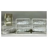 Etched Crystal NASCAR Displays