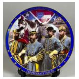 Civil War Confederate Generals Collector Plate