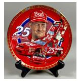 Ken Schrader Budweiser Commemorative Plate