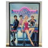 Framed Hollywood Diner Neon Art Print